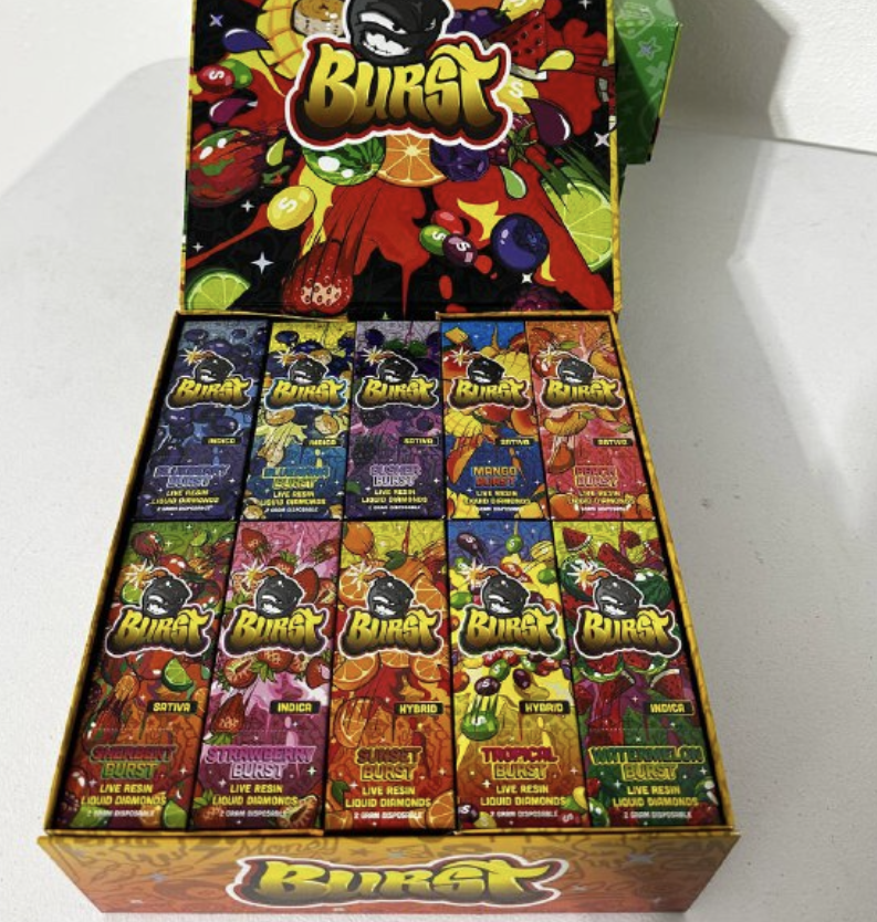 Burst 2 Gram Disposable (100 pack variety box)