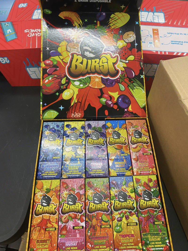 Burst Disposable Vape | Mixed Variety Flavor Packs