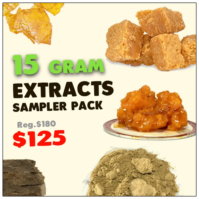 15 Gram Extracts Sampler Pack