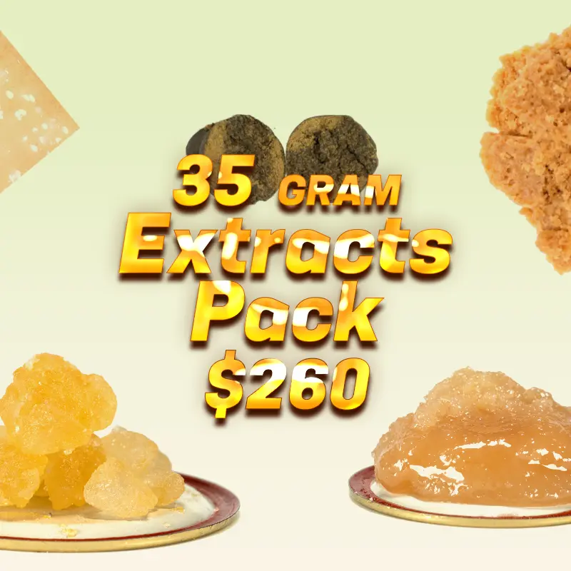 5 x 7 grams Extracts Pack