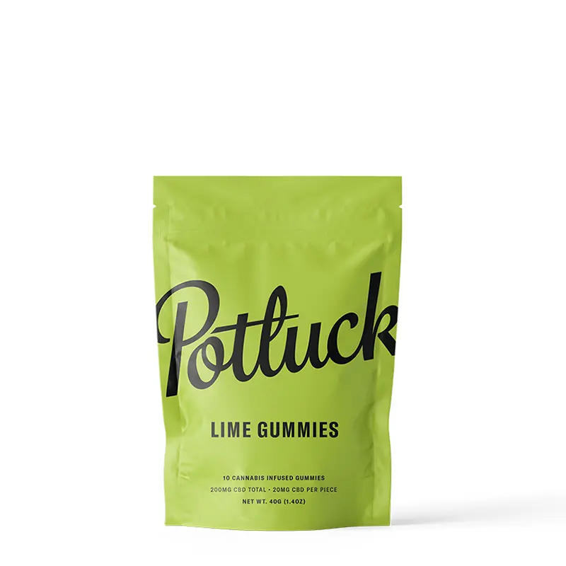 Potluck Lime CBD Gummies 200mg