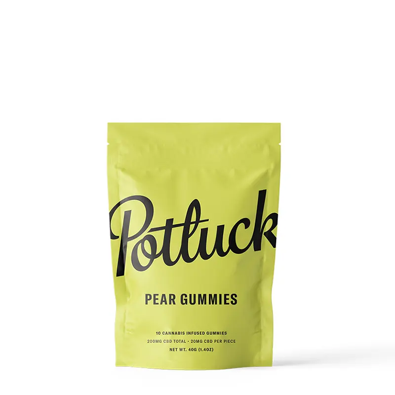 Potluck Pear CBD Gummies 200mg