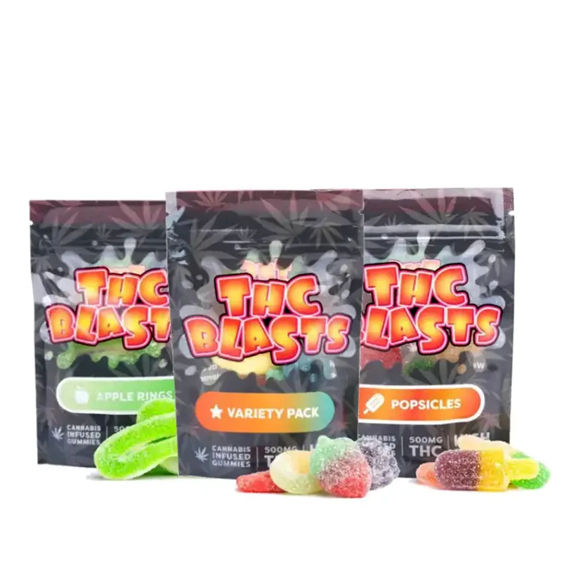 THC Blasts 500mg Gummies