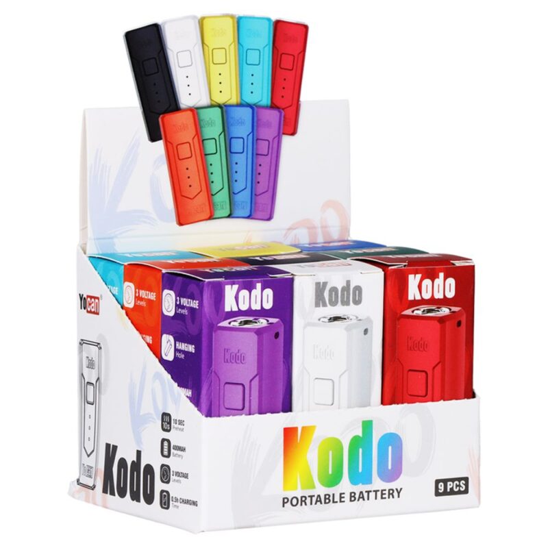 Yocan Kodo 510 Battery – 9 Pack Display