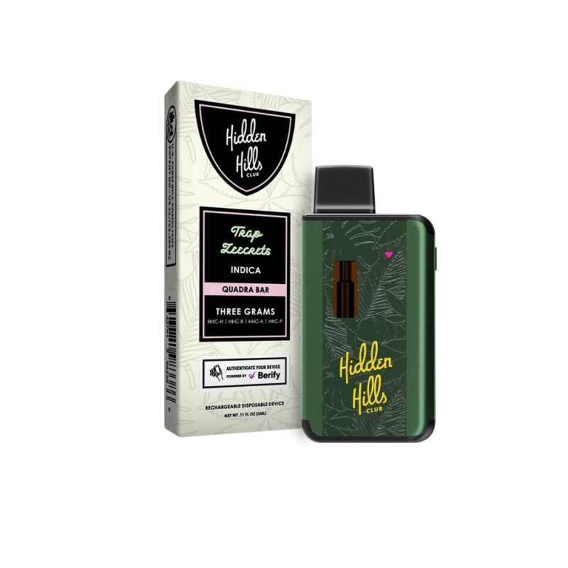 Hidden Hills Quadra Bar HHC Blend Disposable – 3 Grams