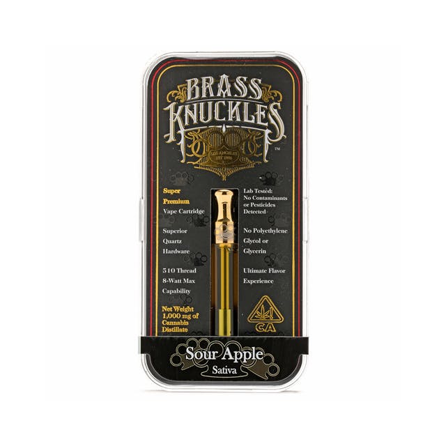 Sour Apple Brass Knuckle 1000 mg x 50 units