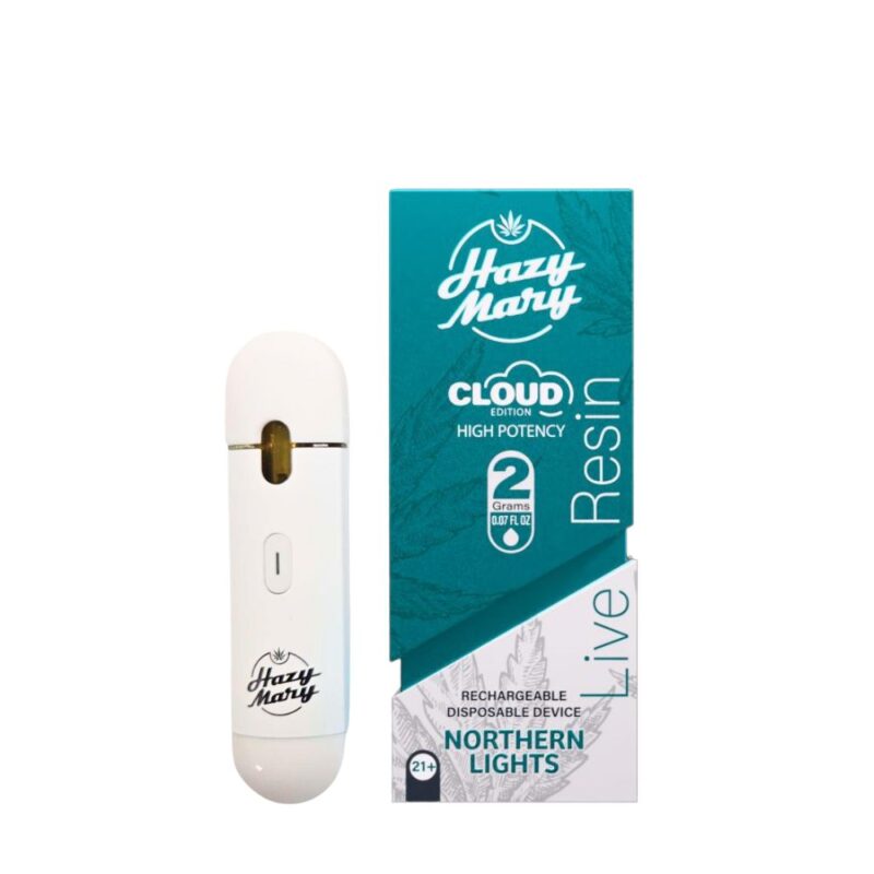 HAZY MARY 2G Cloud Blend Live Resin Disposable – THC-P, THC-V, HHC, D8 - Image 4