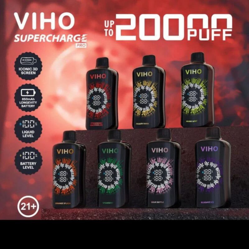 VIHO Supercharge Pro 20K Puff Dispo - Image 3