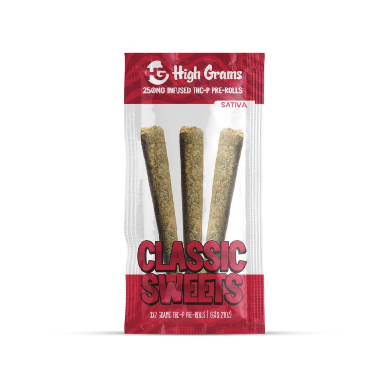 High Grams 3pc Infused THC-p Blend Prerolls – 6 Grams - Image 2