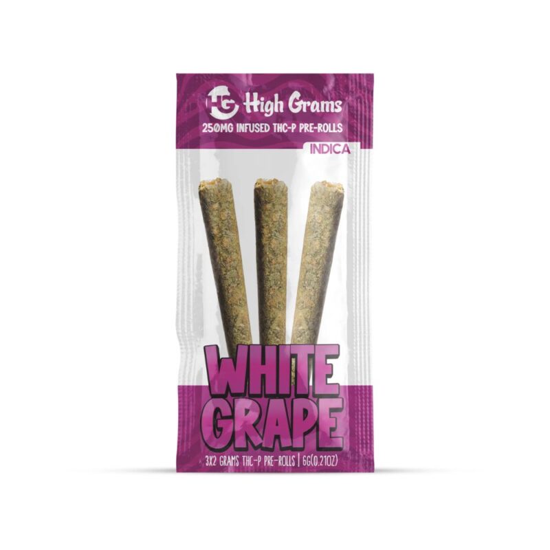 High Grams 3pc Infused THC-p Blend Prerolls – 6 Grams