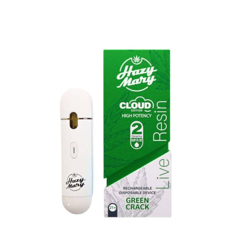 HAZY MARY 2G Cloud Blend Live Resin Disposable – THC-P, THC-V, HHC, D8