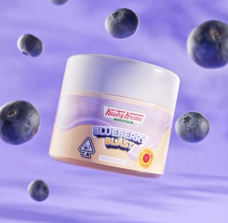 Kushy Kreme Live Resin Sugar | Blueberry Blast