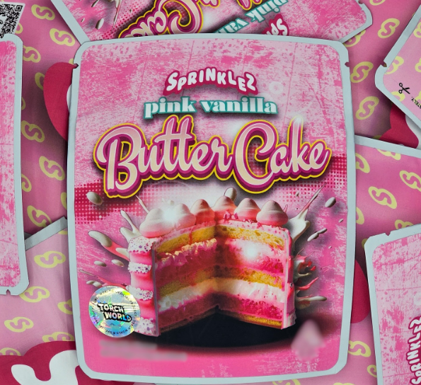 Pink Vanilla Butter Cake