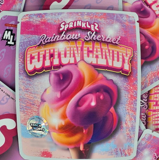 Rainbow Sherbet Cotton Candy
