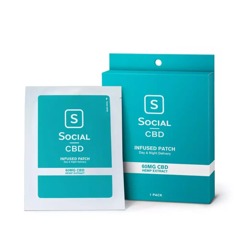 Social CBD Infused Patch – 60MG