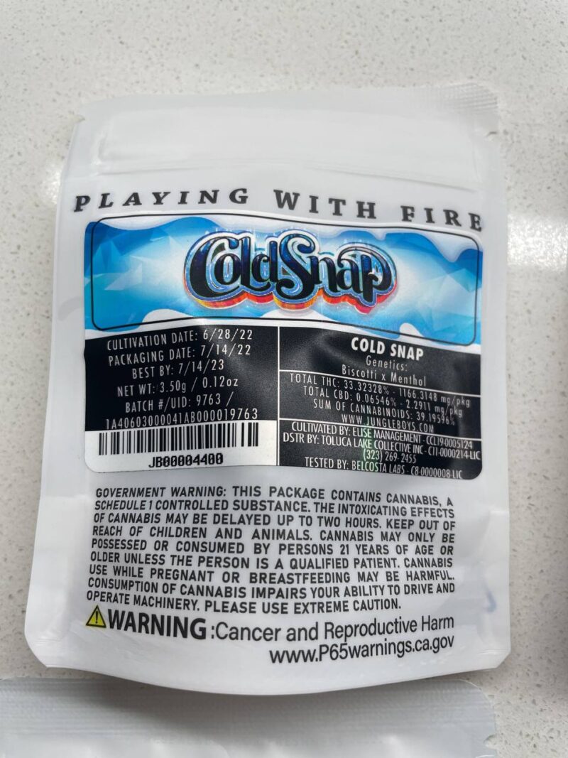 cold snap strain