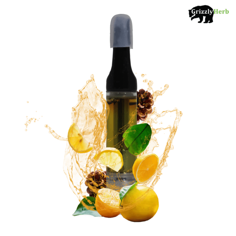 Lemon Jack Strain Vape Cartridge – 93% THC 1000mg – Grizzly Herb