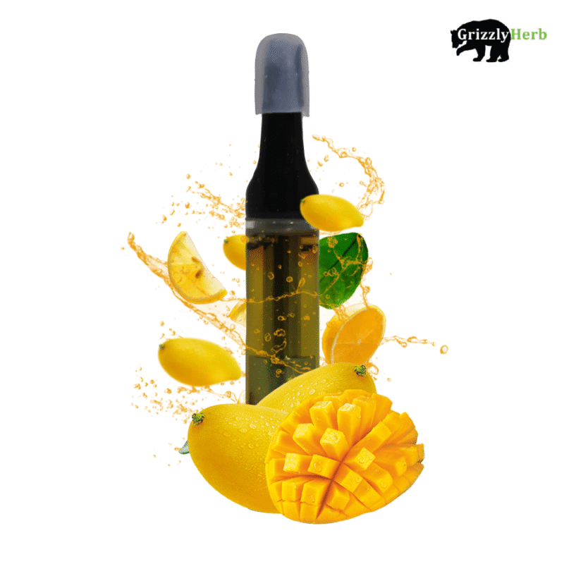 Mango Haze Strain Vape Cartridge – 93% THC 1000mg – Grizzly Herb