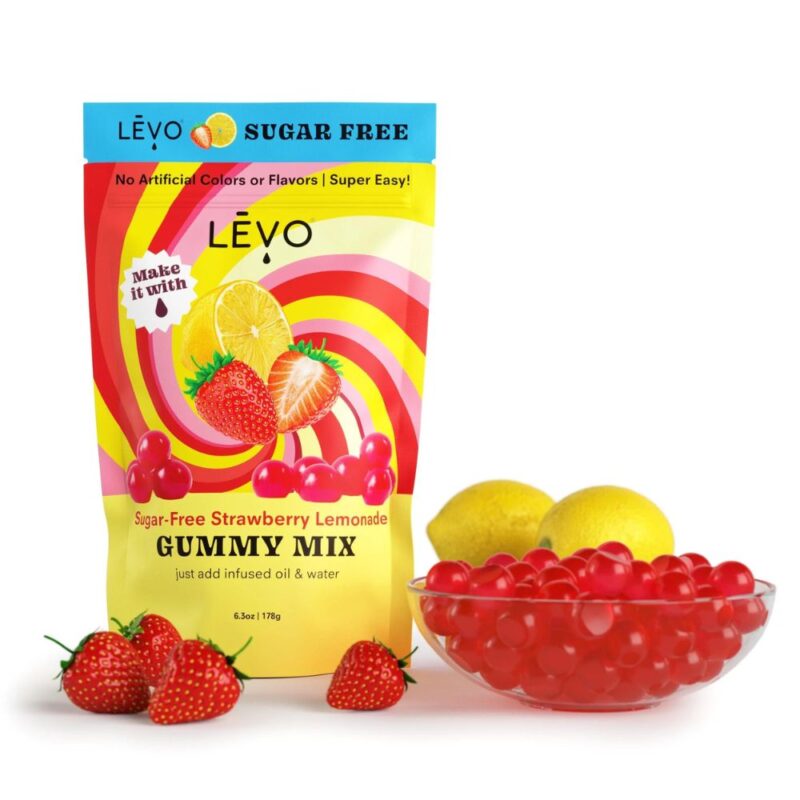 Levo Gummy Mix 6.3oz – Strawberry Lemonade (Sugar Free)