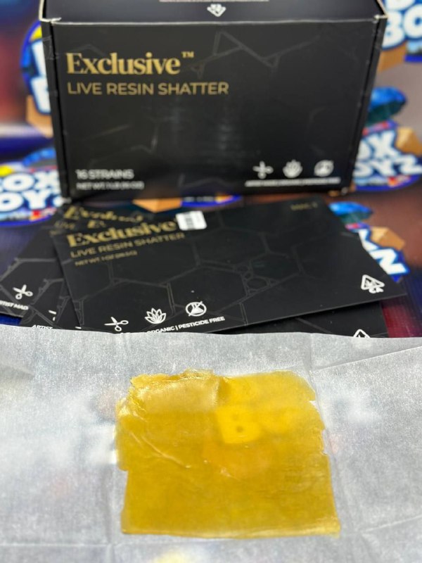 Exclusive Live Resin Shatter