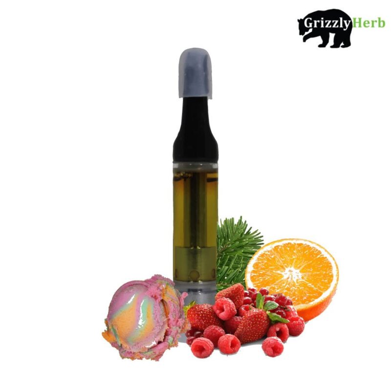 Sherbert Live Resin Vape Cartridge – 93% THC 1000mg – Grizzly Herb