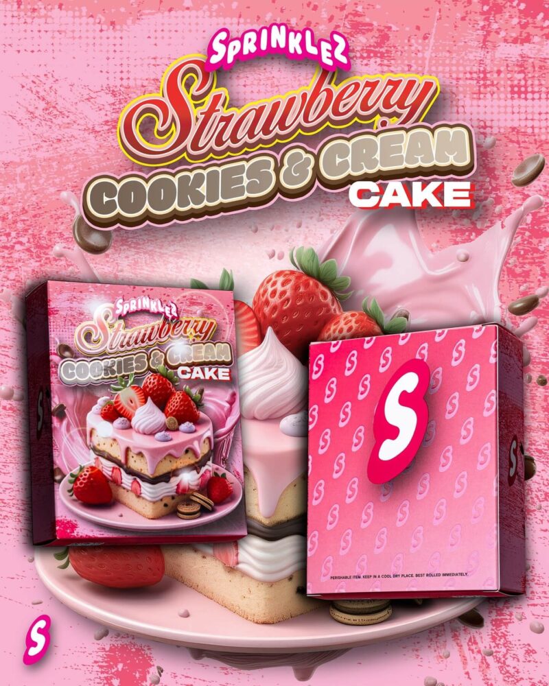 Strawberry Cookies & Cream Cake