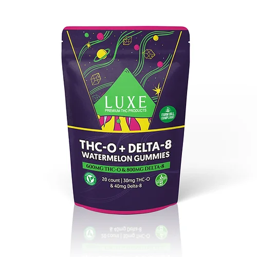 600mg THC-O Gummies | Watermelon | 20 Count