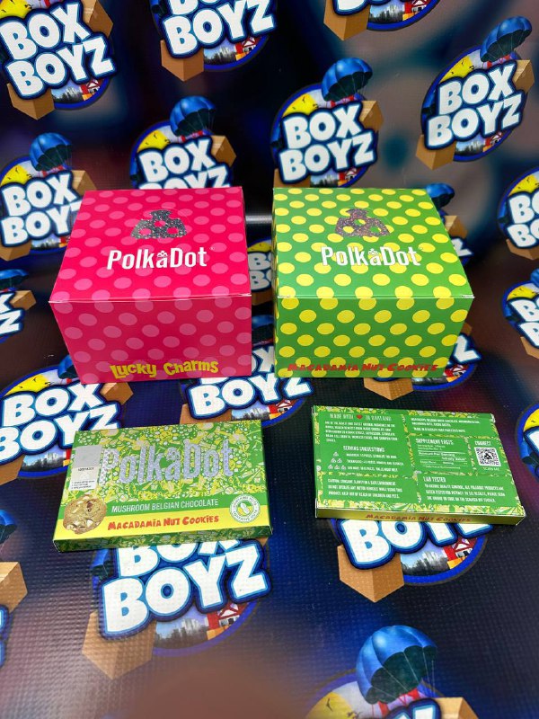 Polka Dot Belgian Shroom Bars